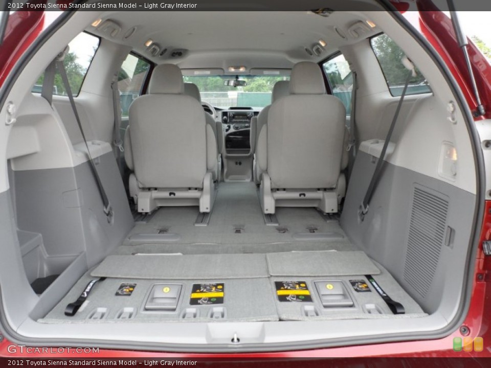 Light Gray Interior Trunk for the 2012 Toyota Sienna  #63375808