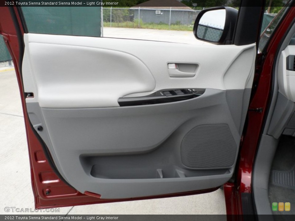 Light Gray Interior Door Panel for the 2012 Toyota Sienna  #63375827
