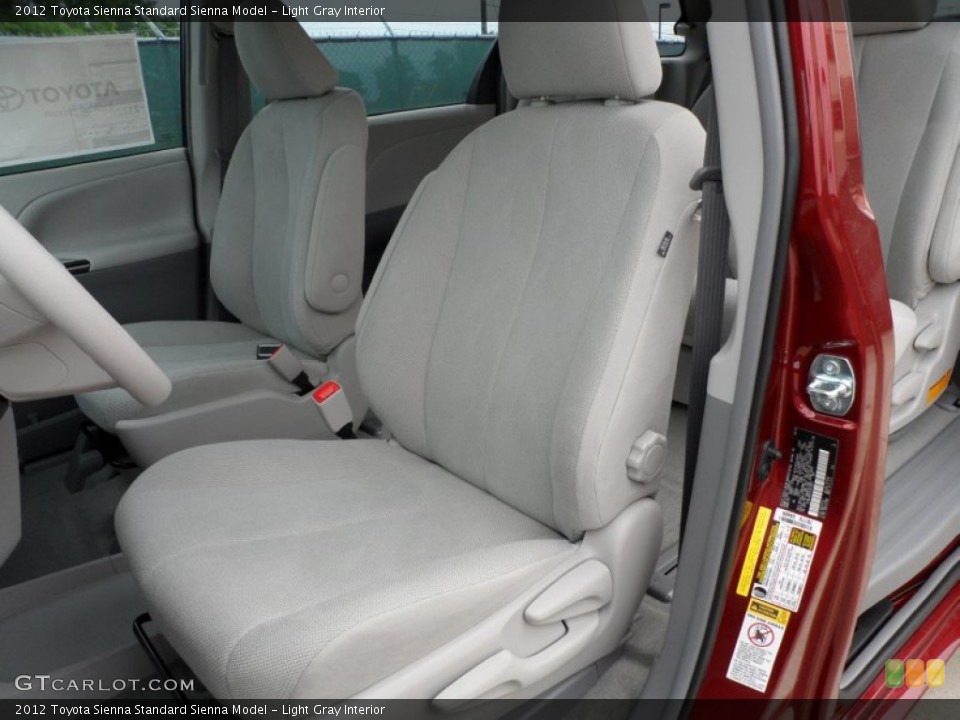 Light Gray Interior Photo for the 2012 Toyota Sienna  #63375839