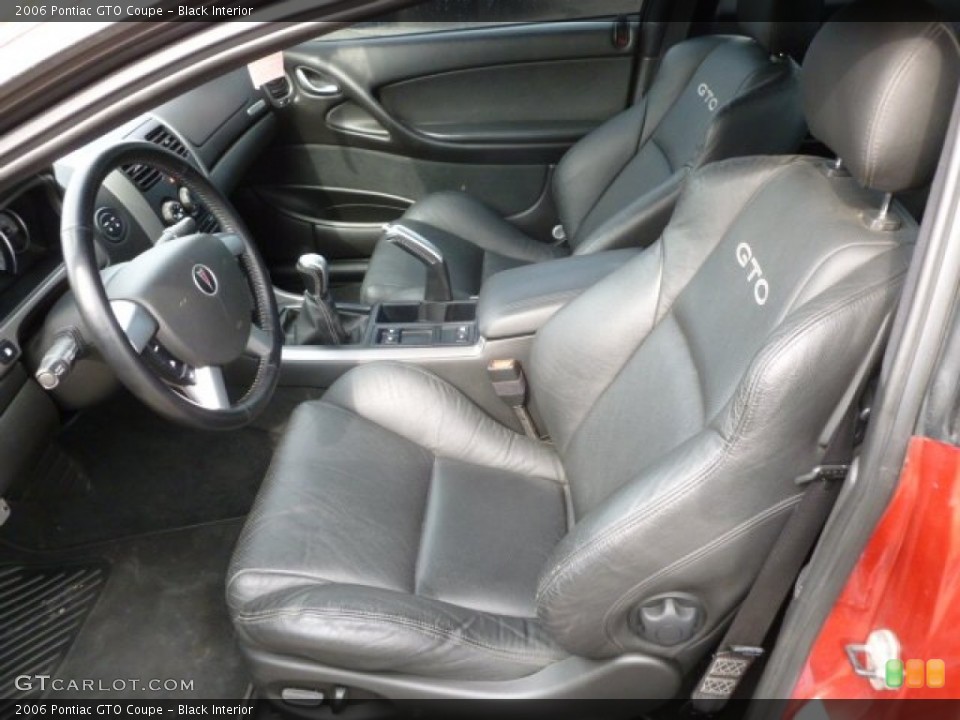 Black Interior Photo for the 2006 Pontiac GTO Coupe #63379502