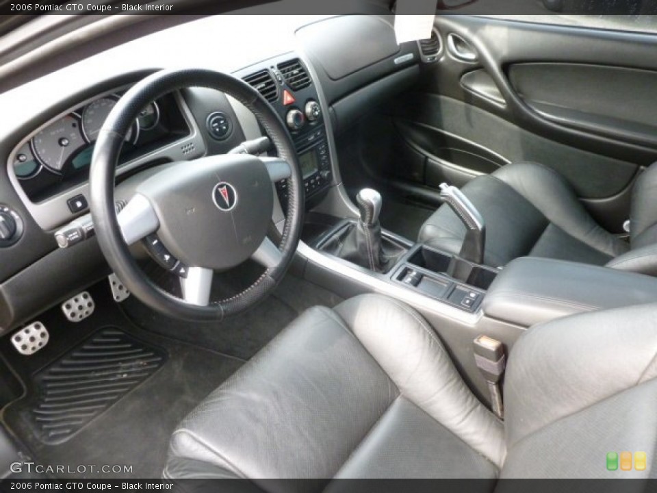 Black Interior Prime Interior for the 2006 Pontiac GTO Coupe #63379508