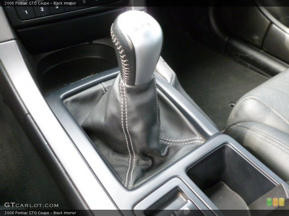 Black Interior Transmission for the 2006 Pontiac GTO Coupe #63379578