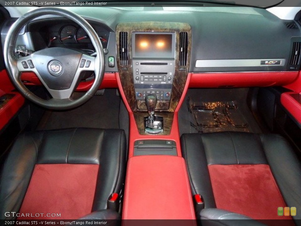 Ebony/Tango Red Interior Dashboard for the 2007 Cadillac STS -V Series #63380306
