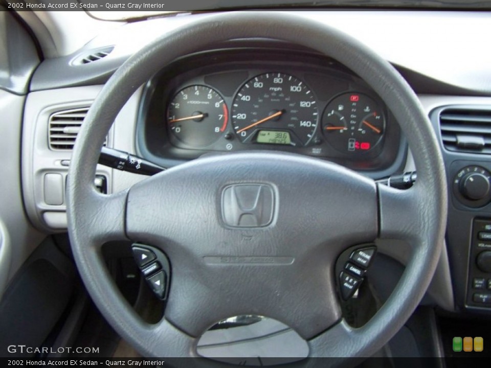 Quartz Gray Interior Steering Wheel for the 2002 Honda Accord EX Sedan #63387365