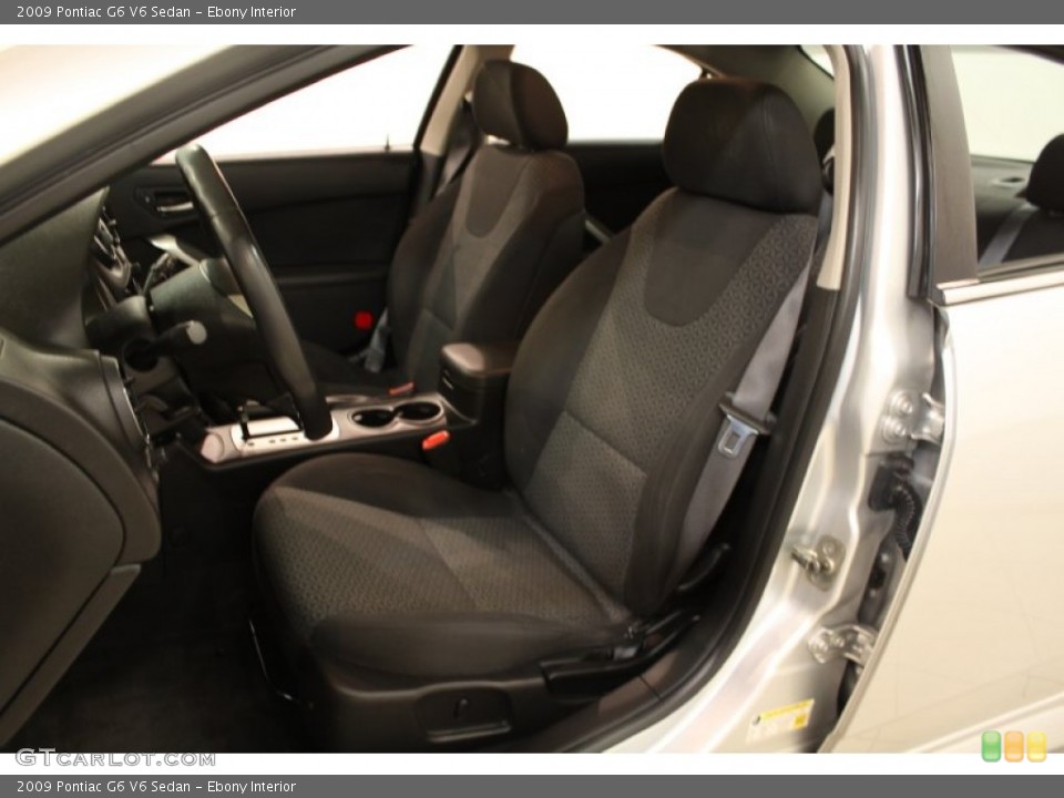 Ebony Interior Photo for the 2009 Pontiac G6 V6 Sedan #63390955