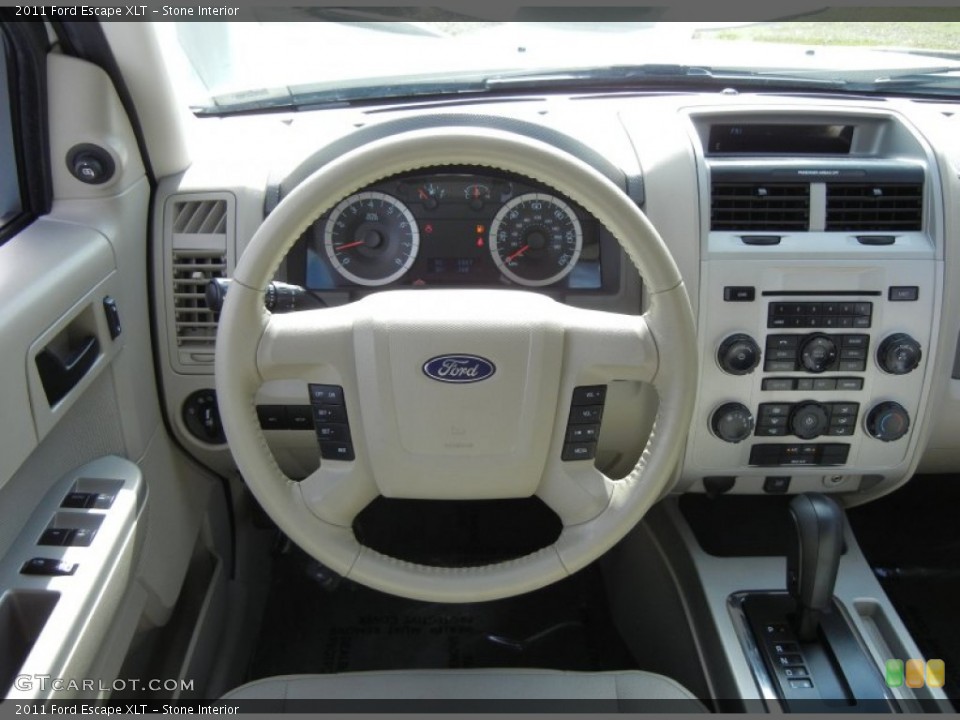 Stone Interior Steering Wheel for the 2011 Ford Escape XLT #63391945