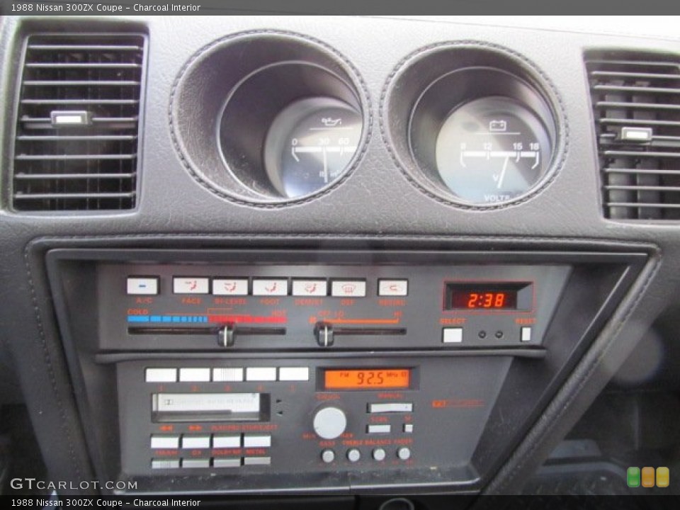 Charcoal Interior Controls for the 1988 Nissan 300ZX Coupe #63393205