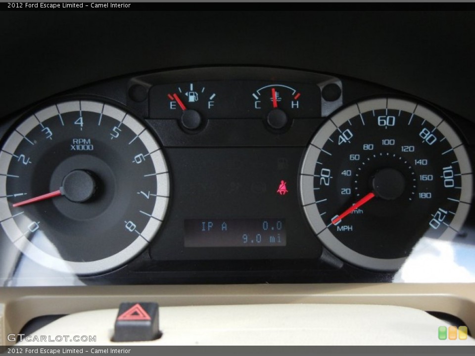 Camel Interior Gauges for the 2012 Ford Escape Limited #63393235