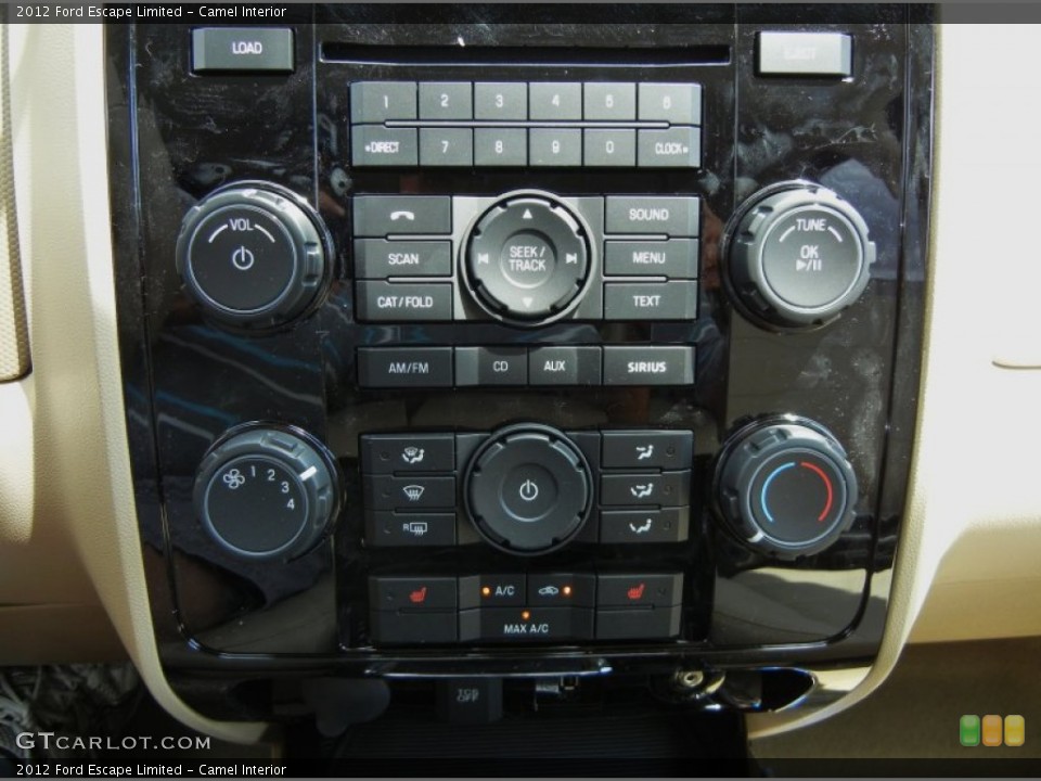 Camel Interior Controls for the 2012 Ford Escape Limited #63393244