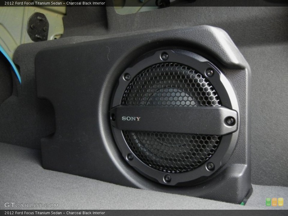 Charcoal Black Interior Audio System for the 2012 Ford Focus Titanium Sedan #63394069
