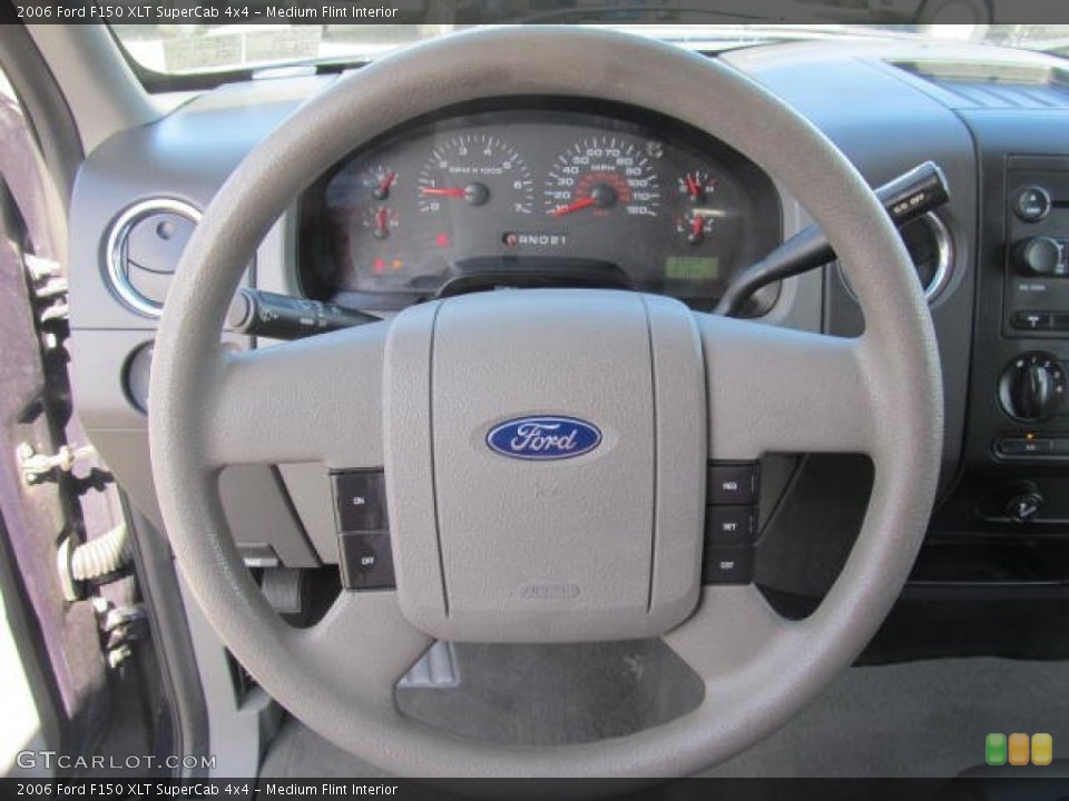 Medium Flint Interior Steering Wheel for the 2006 Ford F150 XLT SuperCab 4x4 #63395746