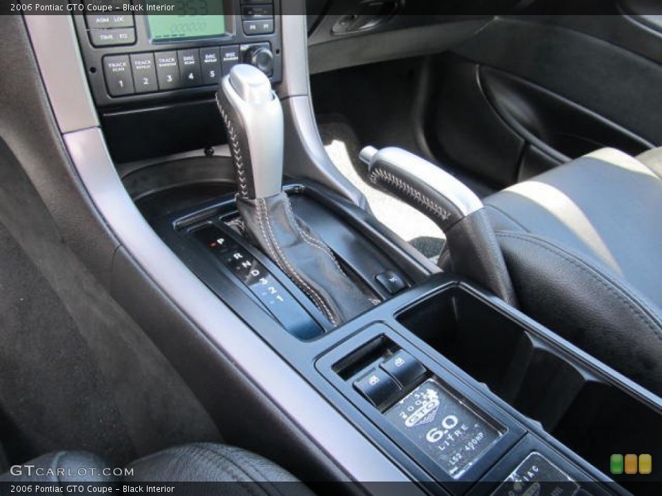 Black Interior Transmission for the 2006 Pontiac GTO Coupe #63396292