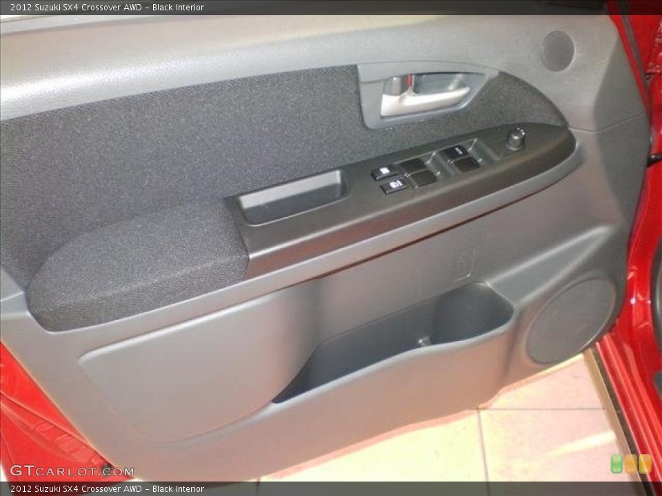 Black Interior Door Panel for the 2012 Suzuki SX4 Crossover AWD #63399142