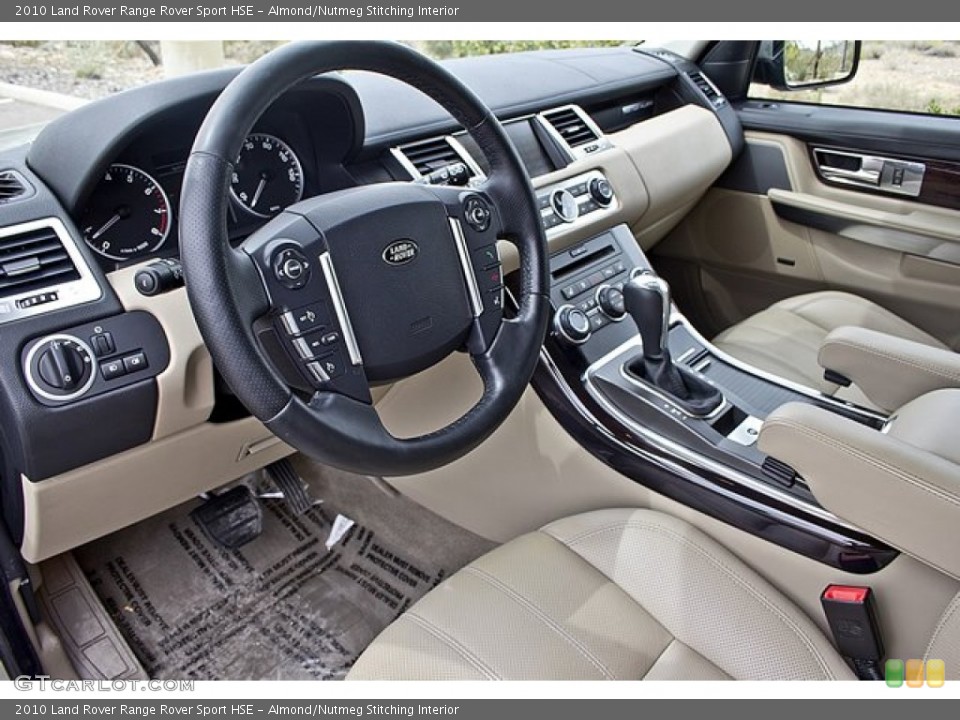 Almond/Nutmeg Stitching 2010 Land Rover Range Rover Sport Interiors
