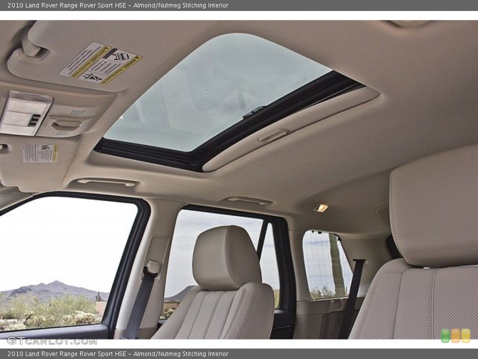 Almond/Nutmeg Stitching Interior Sunroof for the 2010 Land Rover Range Rover Sport HSE #63401328