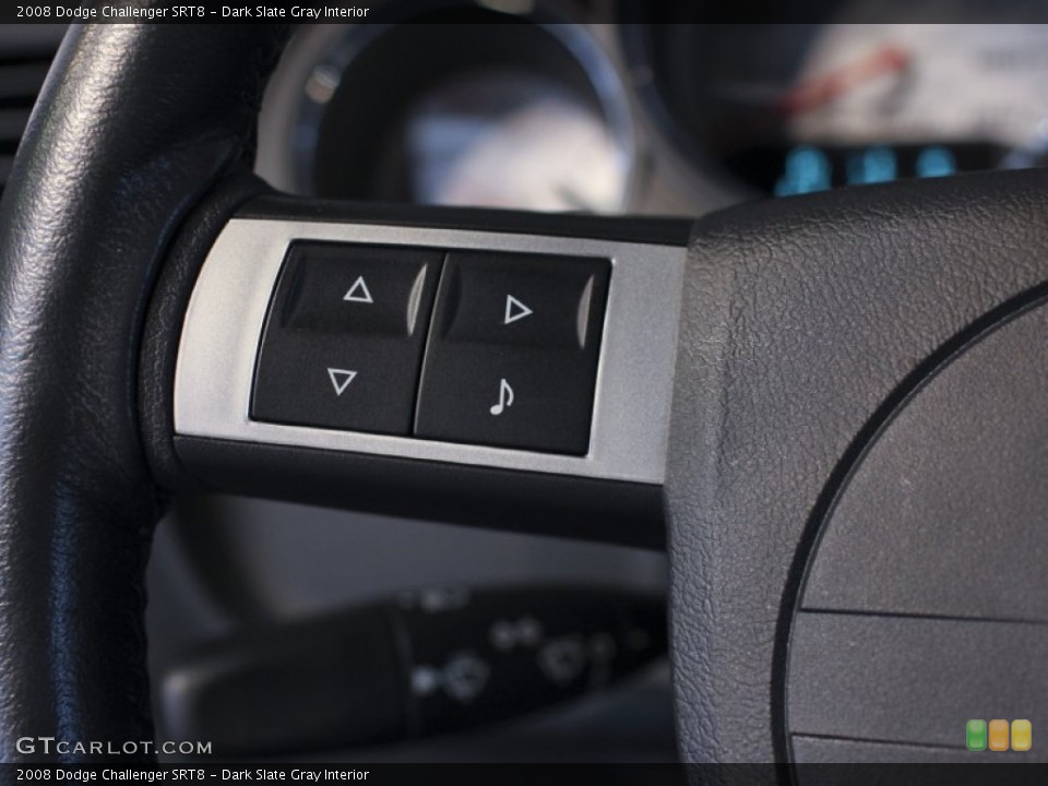 Dark Slate Gray Interior Controls for the 2008 Dodge Challenger SRT8 #63404171