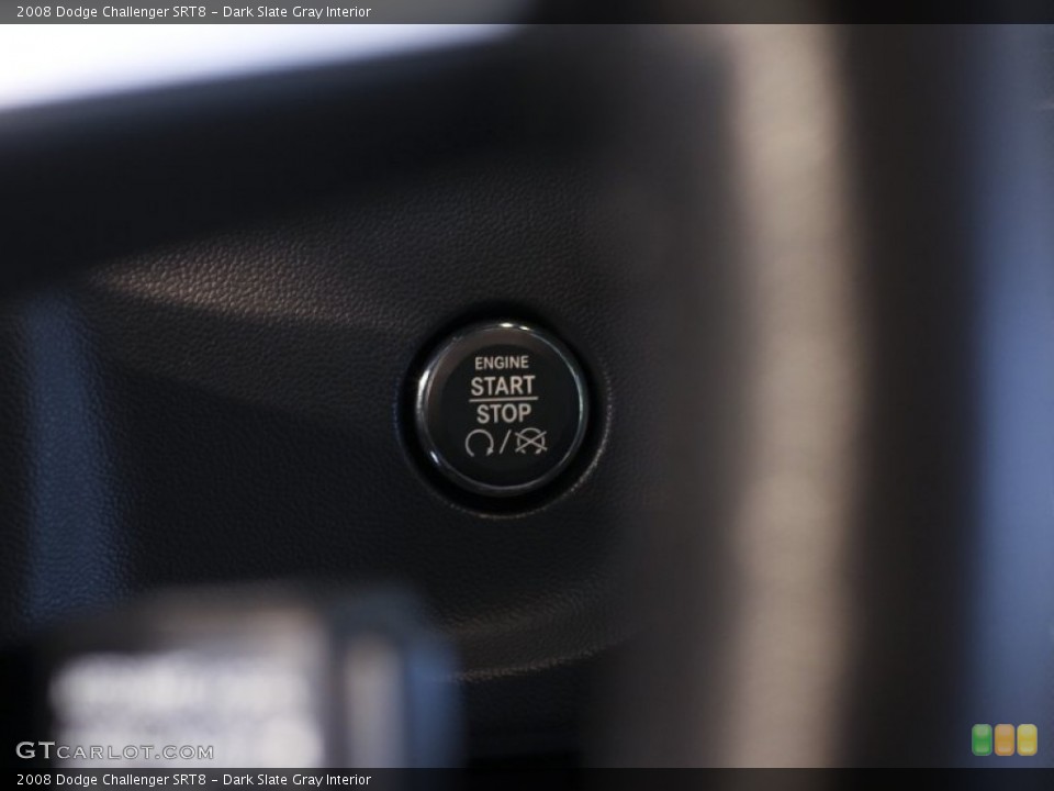 Dark Slate Gray Interior Controls for the 2008 Dodge Challenger SRT8 #63404204