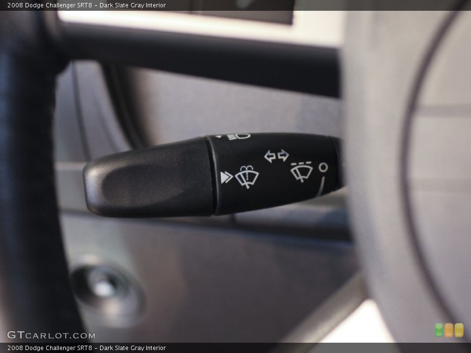 Dark Slate Gray Interior Controls for the 2008 Dodge Challenger SRT8 #63404213