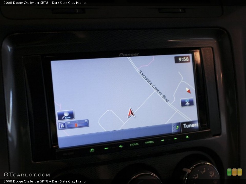 Dark Slate Gray Interior Navigation for the 2008 Dodge Challenger SRT8 #63404240