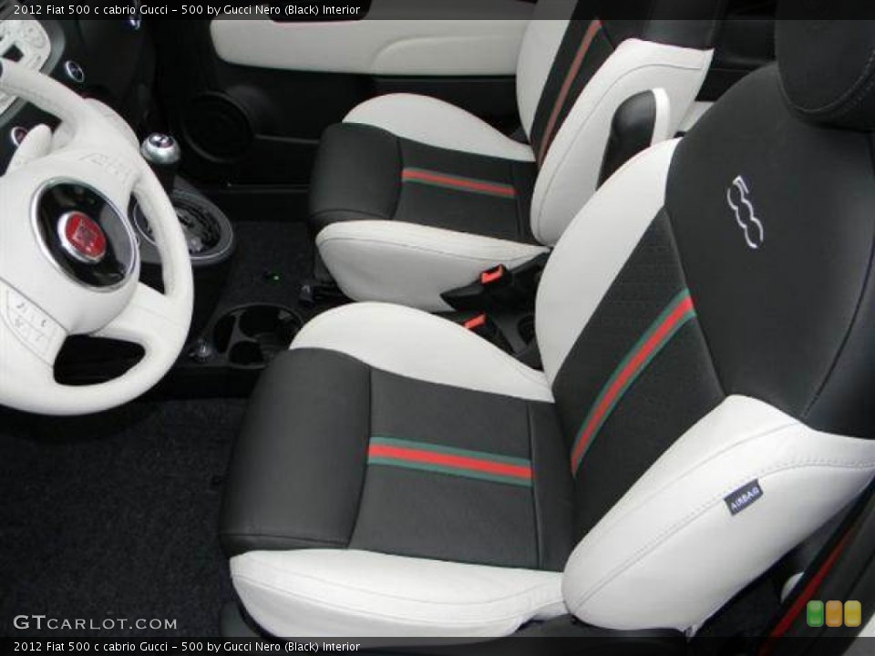 500 by Gucci Nero (Black) Interior Photo for the 2012 Fiat 500 c cabrio Gucci #63406209