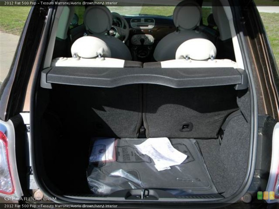 Tessuto Marrone/Avorio (Brown/Ivory) Interior Trunk for the 2012 Fiat 500 Pop #63406457