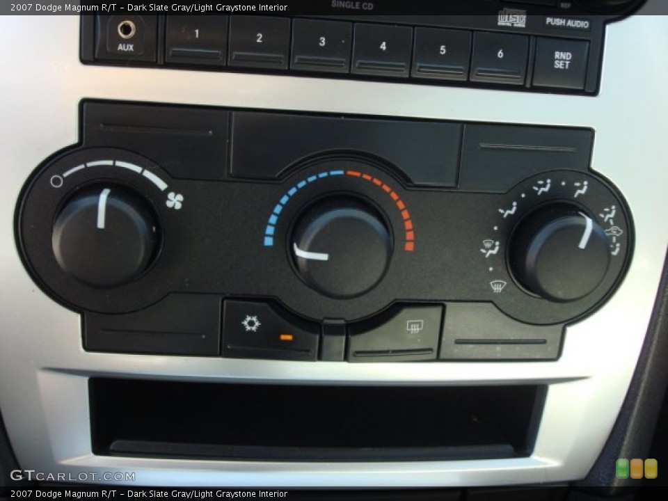 Dark Slate Gray/Light Graystone Interior Controls for the 2007 Dodge Magnum R/T #63407837