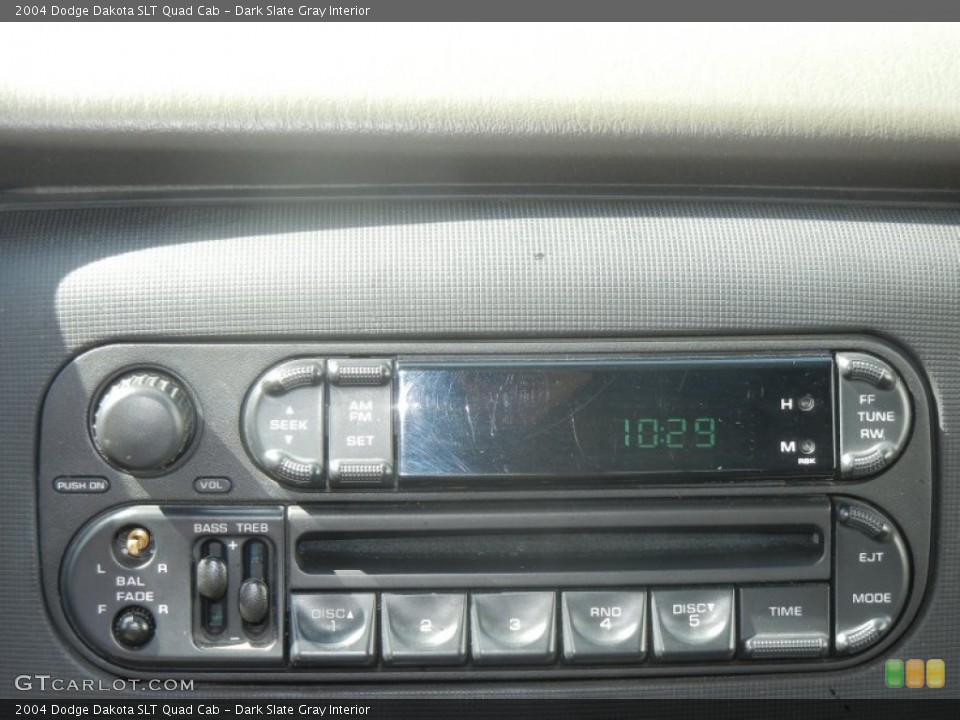 Dark Slate Gray Interior Audio System for the 2004 Dodge Dakota SLT Quad Cab #63408110