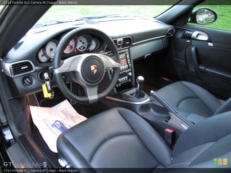Black Interior Photo for the 2010 Porsche 911 Carrera 4S Coupe #63408756