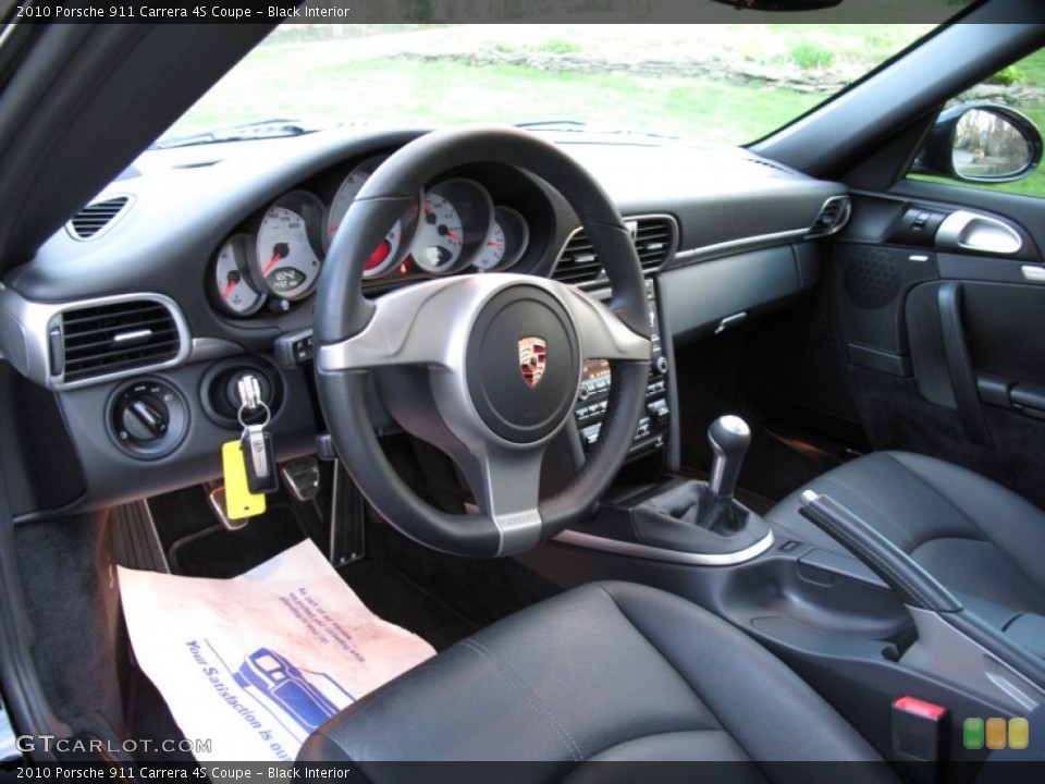 Black Interior Photo for the 2010 Porsche 911 Carrera 4S Coupe #63408812