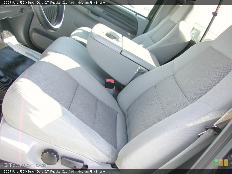 Medium Flint Interior Front Seat for the 2005 Ford F350 Super Duty XLT Regular Cab 4x4 #63409145