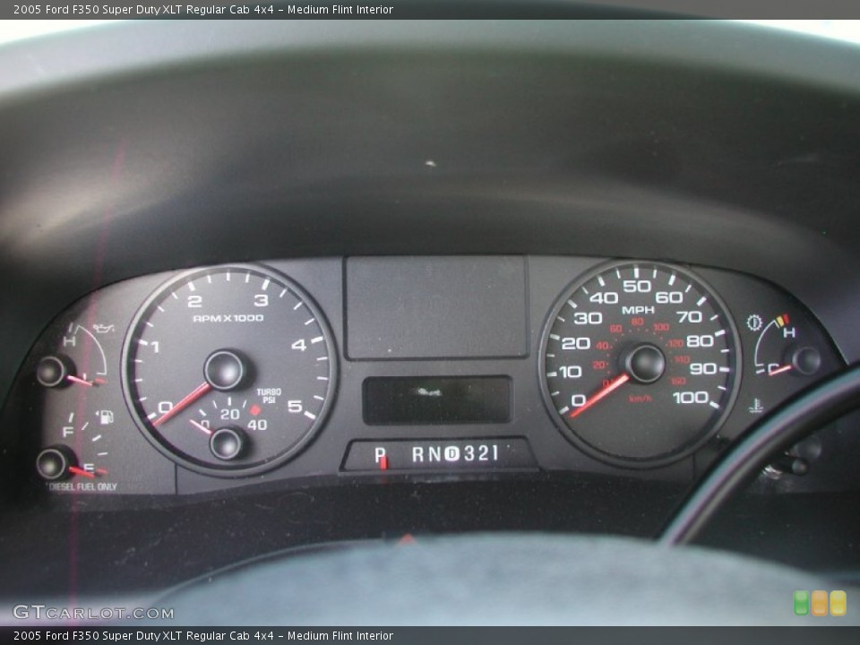 Medium Flint Interior Gauges for the 2005 Ford F350 Super Duty XLT Regular Cab 4x4 #63409211
