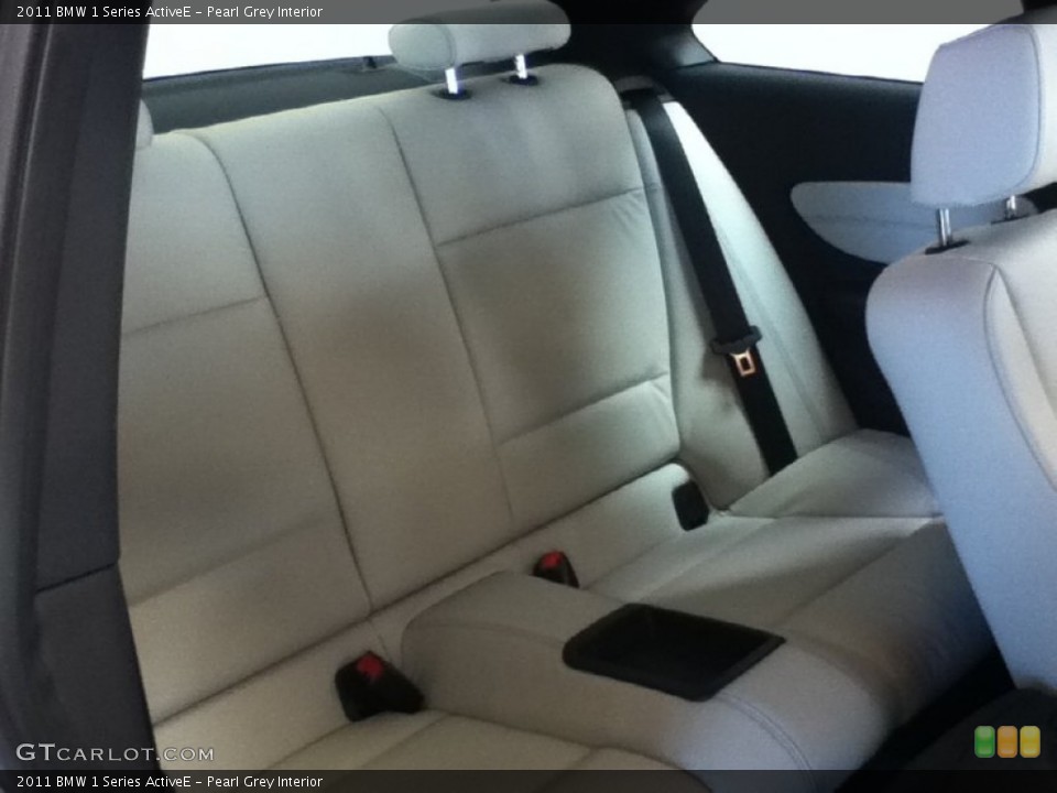 Pearl Grey Interior Rear Seat for the 2011 BMW 1 Series ActiveE #63409682