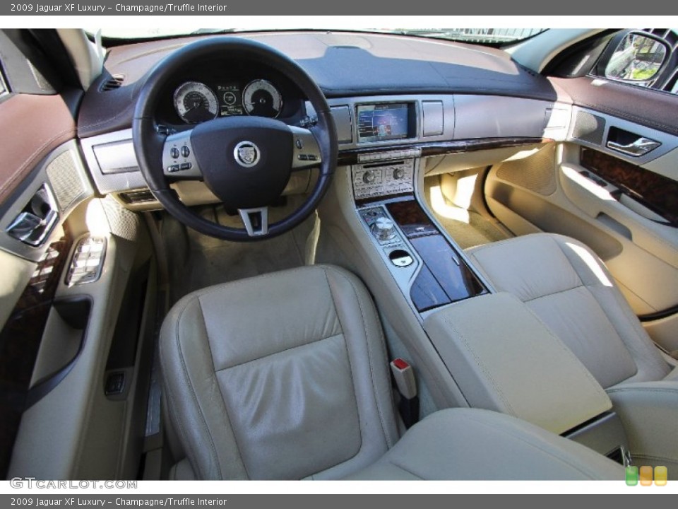Champagne/Truffle Interior Prime Interior for the 2009 Jaguar XF Luxury #63410567