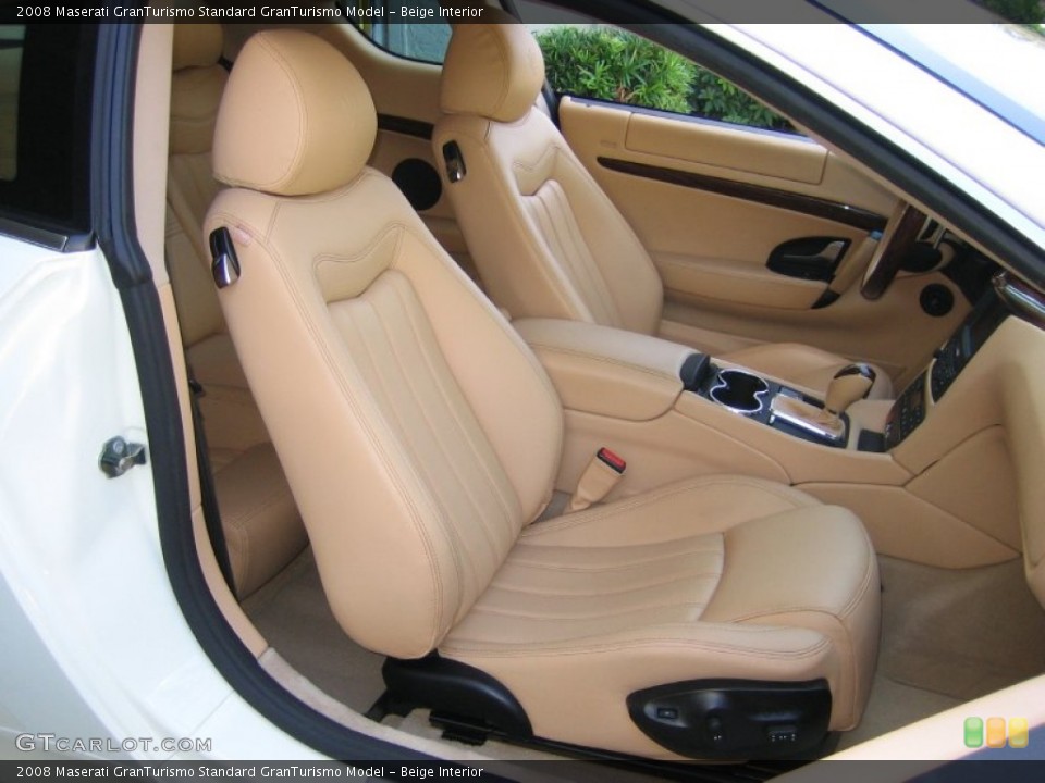 Beige Interior Front Seat for the 2008 Maserati GranTurismo  #63412492