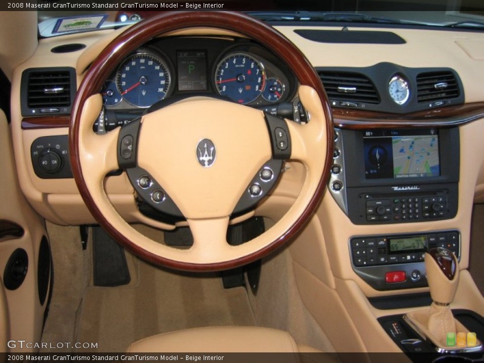 Beige Interior Steering Wheel for the 2008 Maserati GranTurismo  #63412510