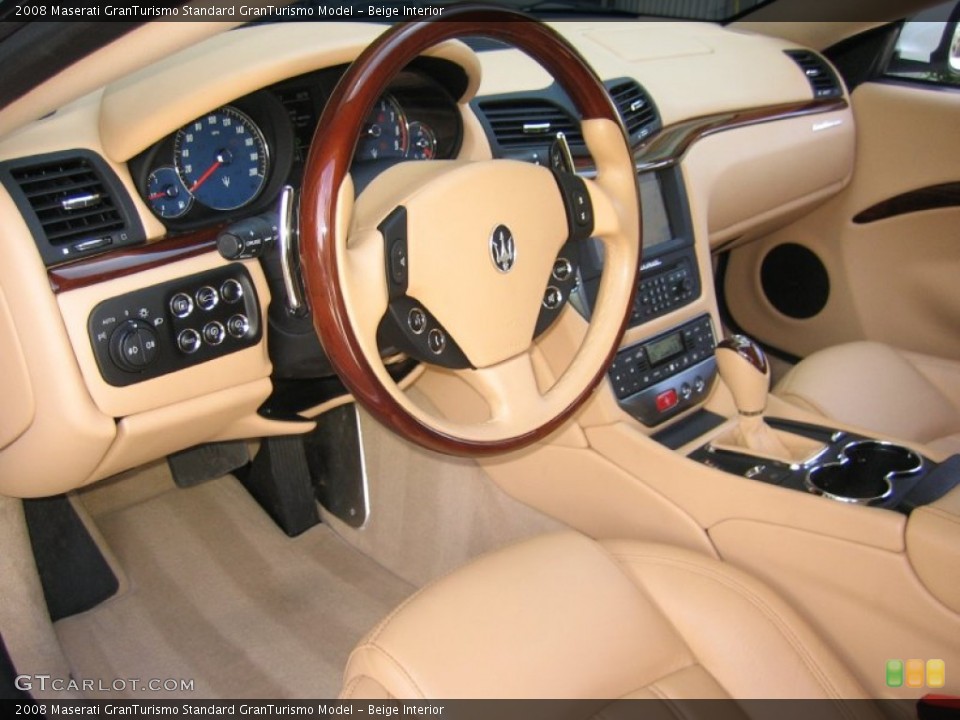 Beige 2008 Maserati GranTurismo Interiors