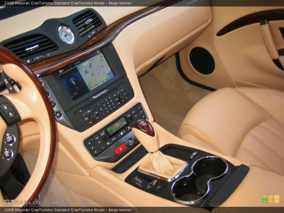 Beige Interior Controls for the 2008 Maserati GranTurismo  #63412623