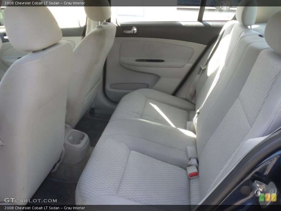 Gray Interior Rear Seat for the 2008 Chevrolet Cobalt LT Sedan #63417895