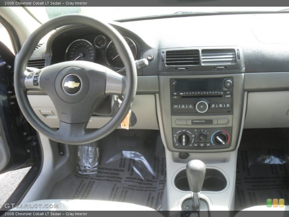 Gray Interior Dashboard for the 2008 Chevrolet Cobalt LT Sedan #63417920