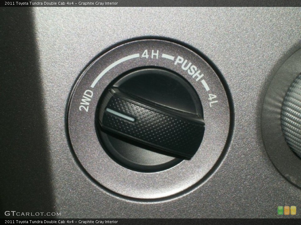Graphite Gray Interior Controls for the 2011 Toyota Tundra Double Cab 4x4 #63418026