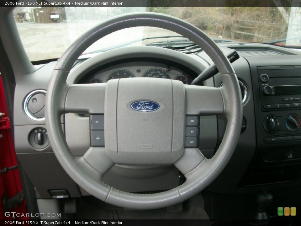 Medium/Dark Flint Interior Steering Wheel for the 2006 Ford F150 XLT SuperCab 4x4 #63418319