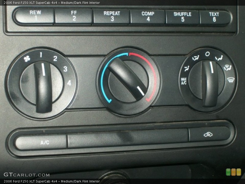 Medium/Dark Flint Interior Controls for the 2006 Ford F150 XLT SuperCab 4x4 #63418355
