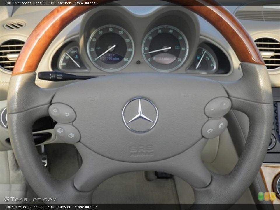 Stone Interior Steering Wheel for the 2006 Mercedes-Benz SL 600 Roadster #63420203
