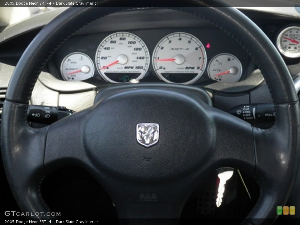 Dark Slate Gray Interior Steering Wheel for the 2005 Dodge Neon SRT-4 #63420641