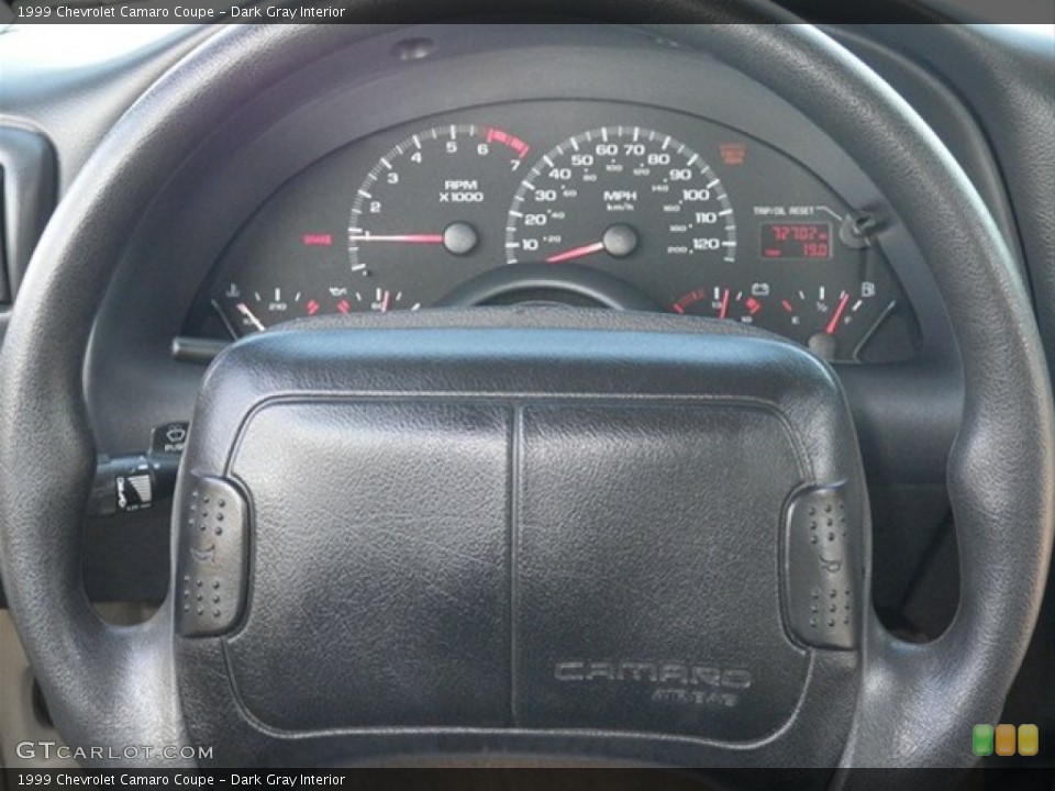 Dark Gray Interior Steering Wheel for the 1999 Chevrolet Camaro Coupe #63423105