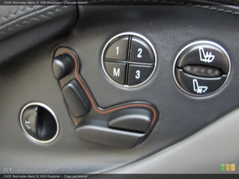 Charcoal Interior Controls for the 2005 Mercedes-Benz SL 600 Roadster #63423263