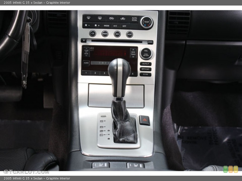 Graphite Interior Transmission for the 2005 Infiniti G 35 x Sedan #63426125