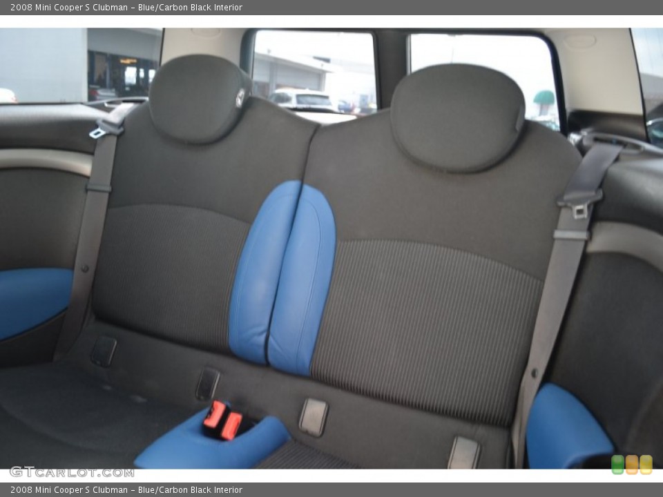 Blue/Carbon Black Interior Photo for the 2008 Mini Cooper S Clubman #63427529