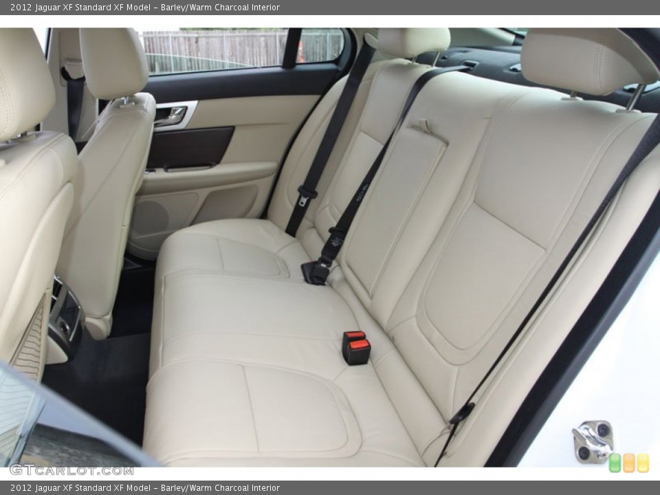 Barley/Warm Charcoal Interior Rear Seat for the 2012 Jaguar XF  #63428204