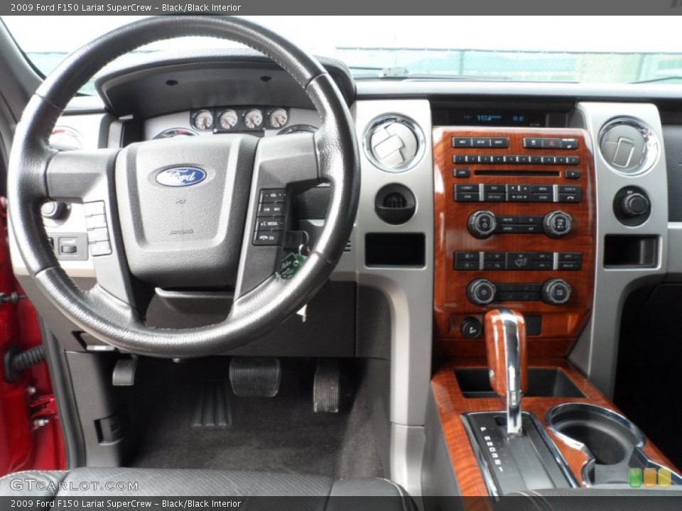 Black/Black Interior Dashboard for the 2009 Ford F150 Lariat SuperCrew #63429866